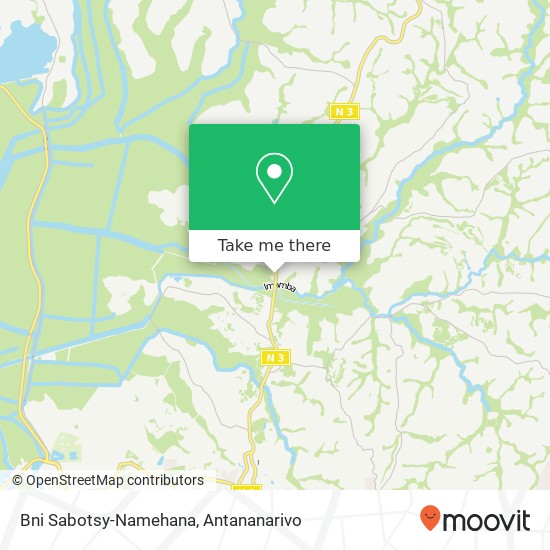 Bni Sabotsy-Namehana map