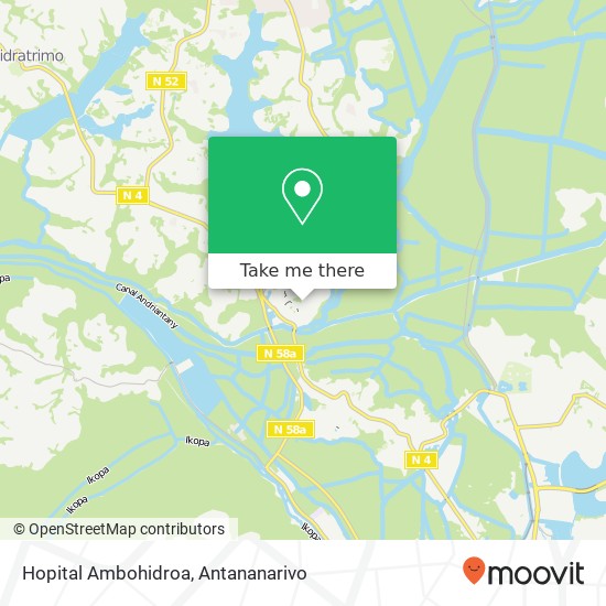 Hopital Ambohidroa map