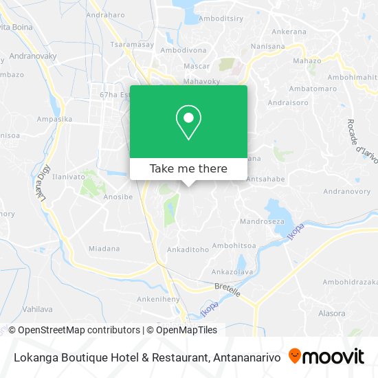 Lokanga Boutique Hotel & Restaurant map