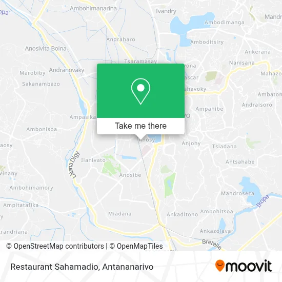 Restaurant Sahamadio map