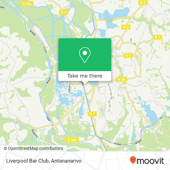 Liverpool Bar Club map