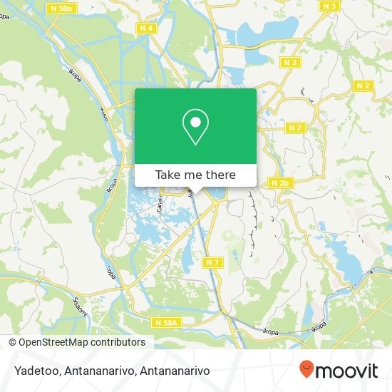 Yadetoo, Antananarivo map