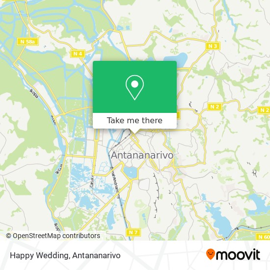 Happy Wedding map
