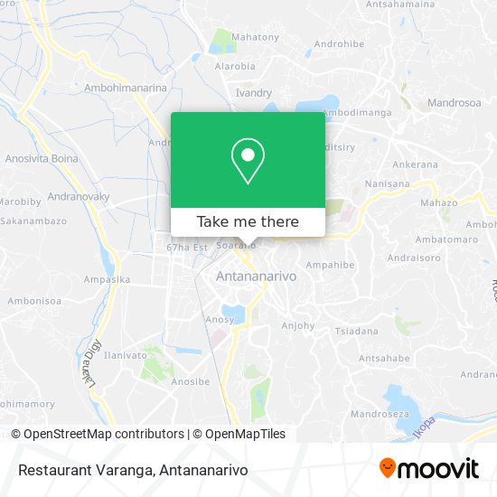 Restaurant Varanga map