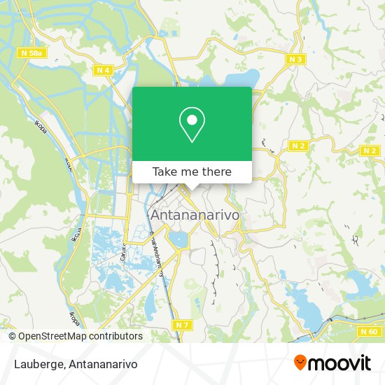 Lauberge map