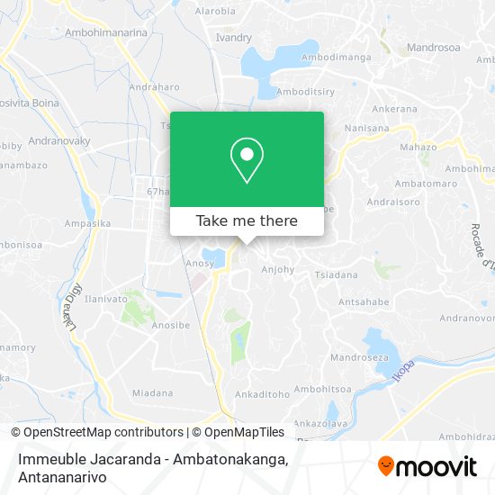 Immeuble Jacaranda - Ambatonakanga map