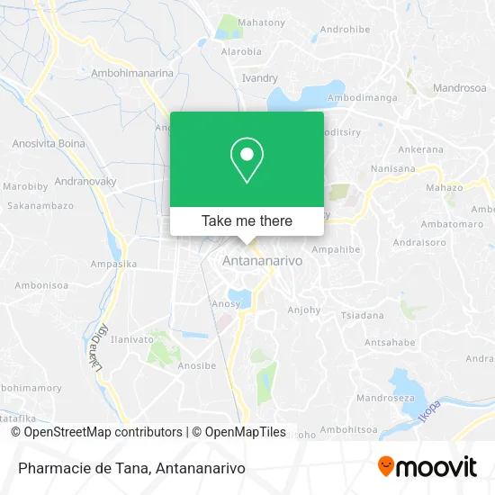 Pharmacie de Tana map