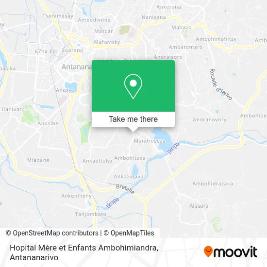 Hopital Mère et Enfants Ambohimiandra map