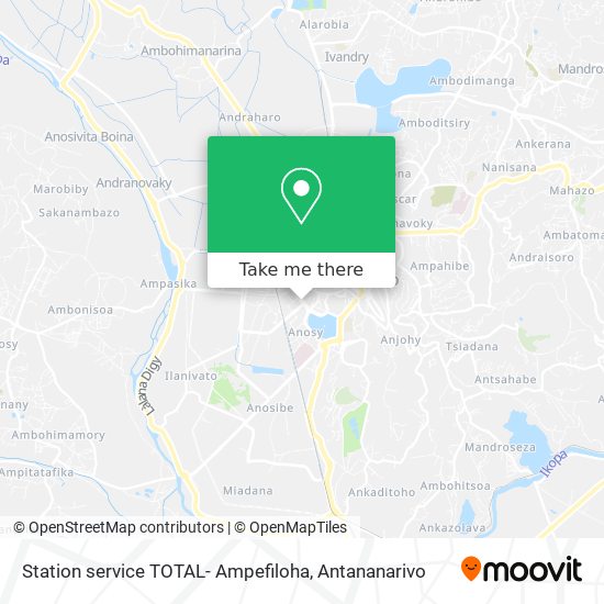 Station service TOTAL- Ampefiloha map