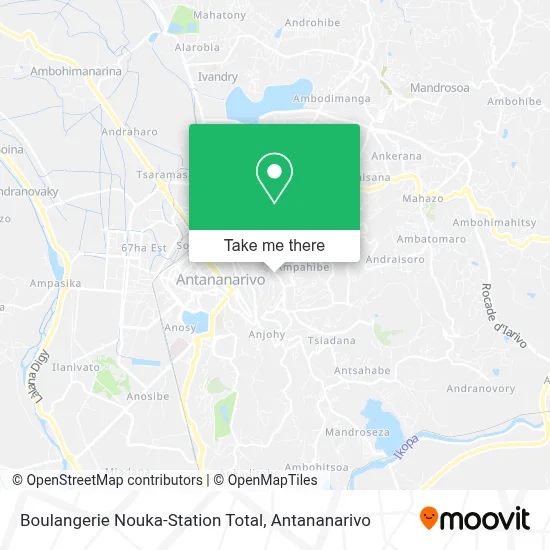 Boulangerie Nouka-Station Total map