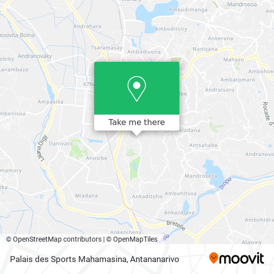 Palais des Sports Mahamasina map