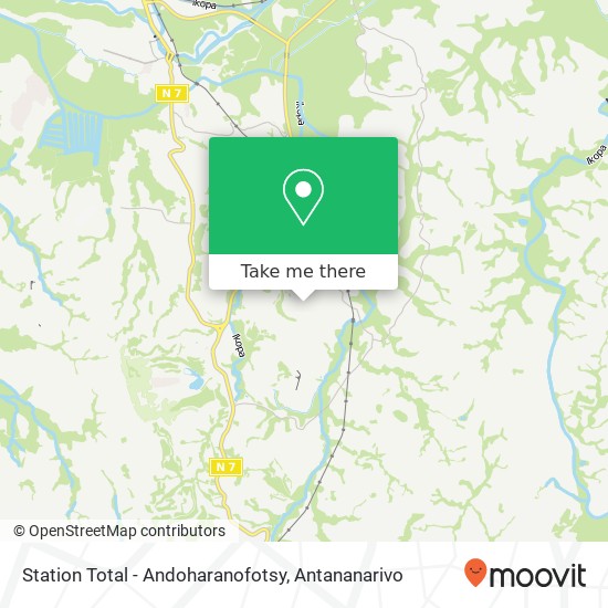 Station Total - Andoharanofotsy map