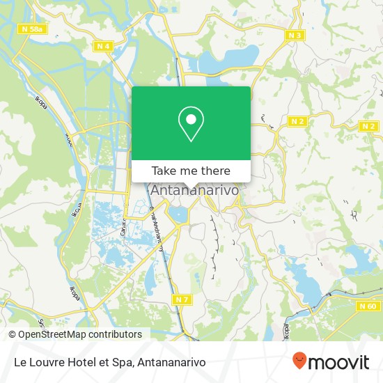 Le Louvre Hotel et Spa map