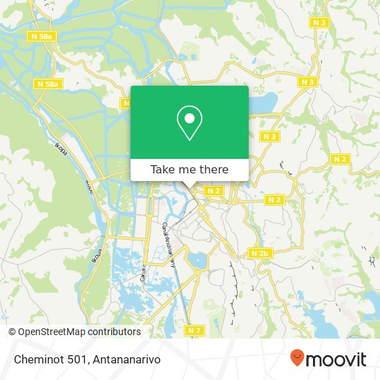 Cheminot 501 map