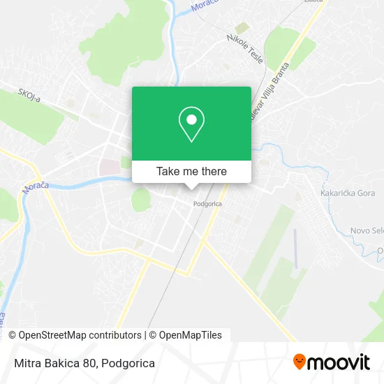 Mitra Bakica 80 map