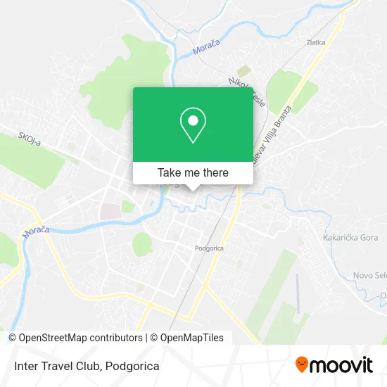 Inter Travel Club map