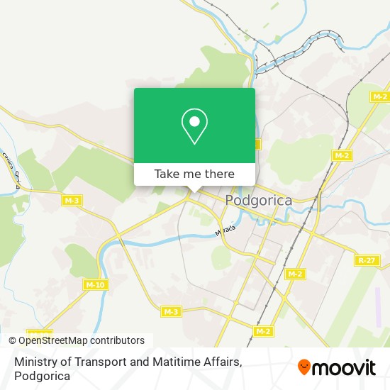 Ministry of Transport and Matitime Affairs map