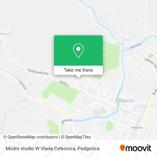 Modni studio W Vlada Cetkovica map