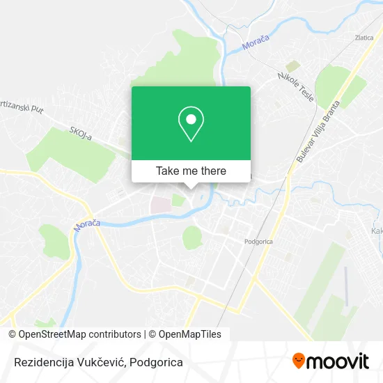 Rezidencija Vukčević map