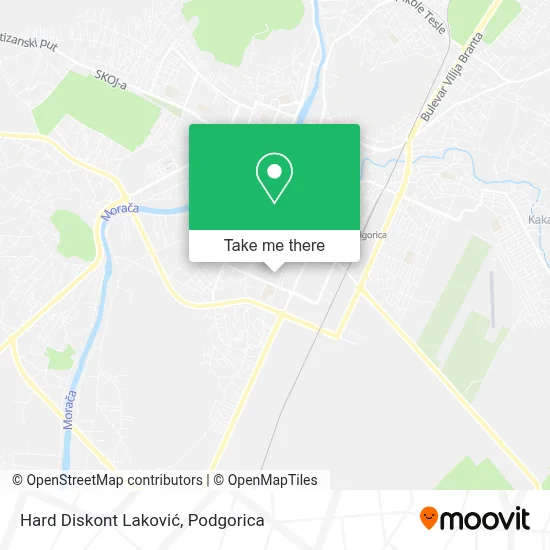 Hard Diskont Laković map