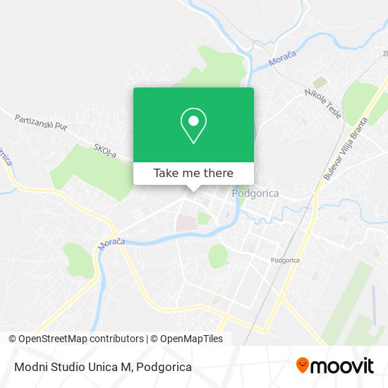 Modni Studio Unica M map