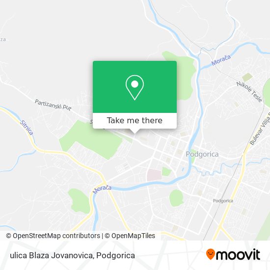 ulica Blaza Jovanovica map