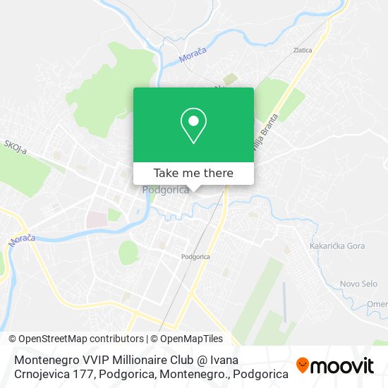 Montenegro VVIP Millionaire Club @ Ivana Crnojevica 177, Podgorica, Montenegro. map