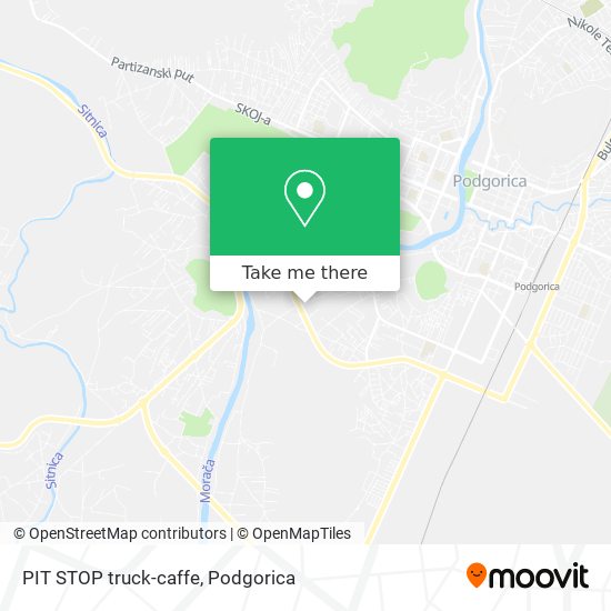 PIT STOP truck-caffe map