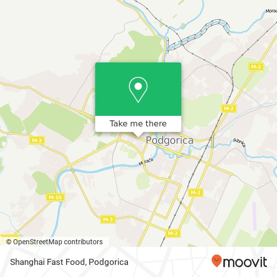 Shanghai Fast Food map
