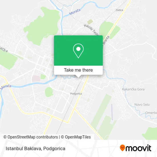 Istanbul Baklava map