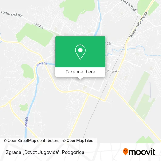 Zgrada „Devet Jugovića" map