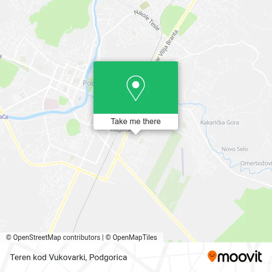 Teren kod Vukovarki map