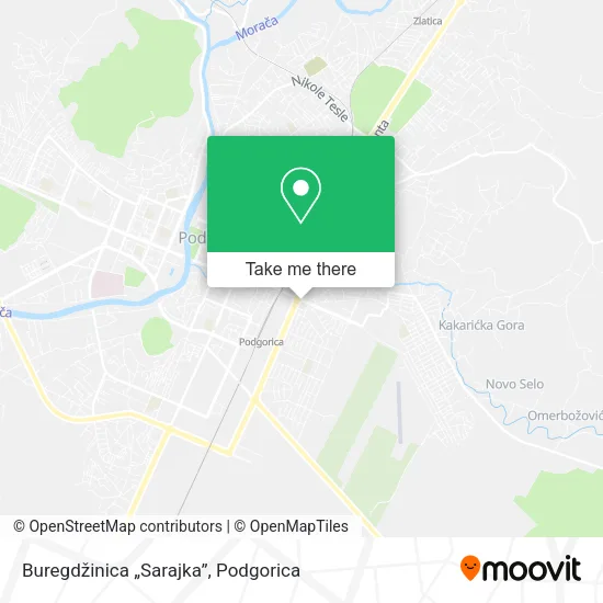 Buregdžinica „Sarajka” map