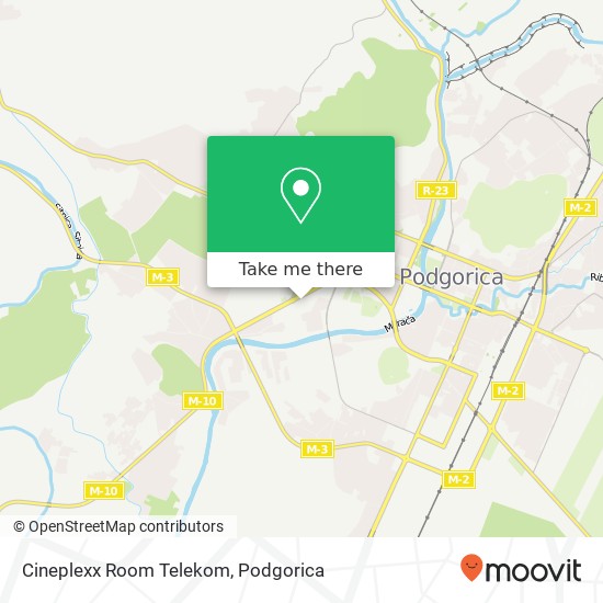 Cineplexx Room Telekom map