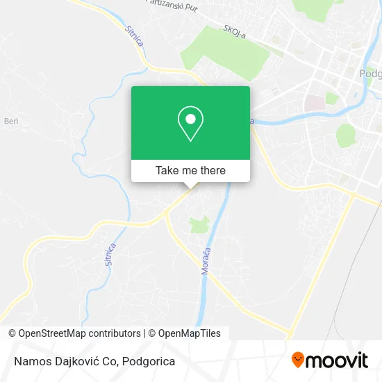 Namos Dajković Co map