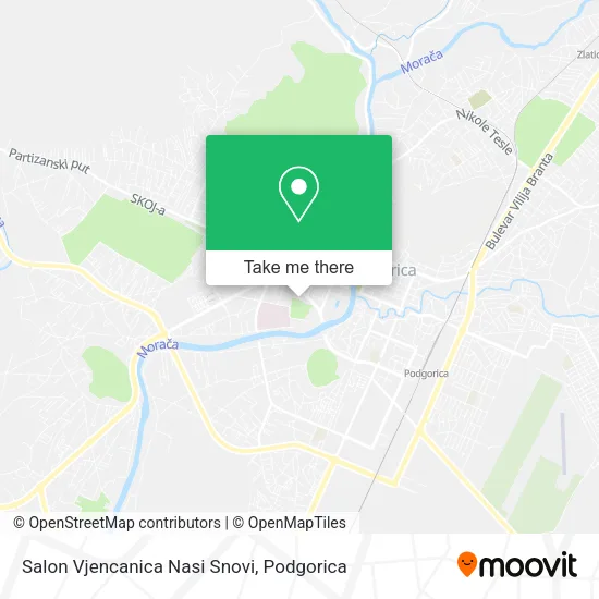 Salon Vjencanica Nasi Snovi map