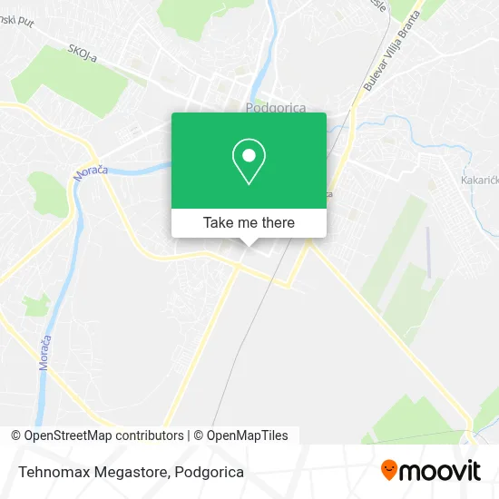 Tehnomax Megastore map