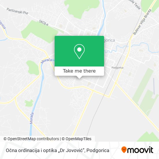 Očna ordinacija i optika „Dr Jovović” map
