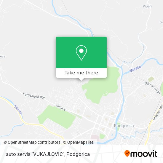 auto servis "VUKAJLOVIC" map