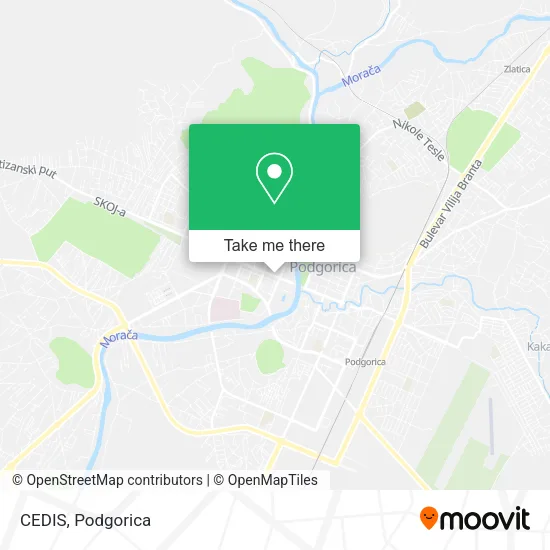 CEDIS map