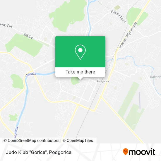 Judo Klub "Gorica" map