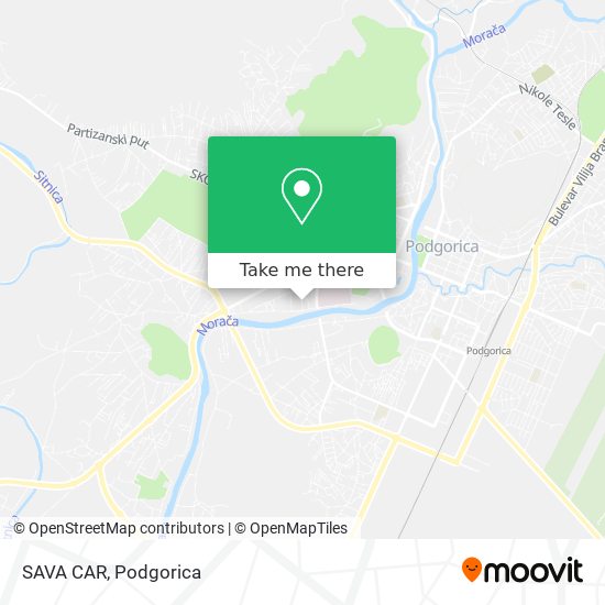 SAVA CAR map