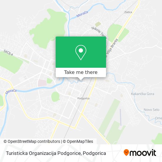 Turisticka Organizacija Podgorice map