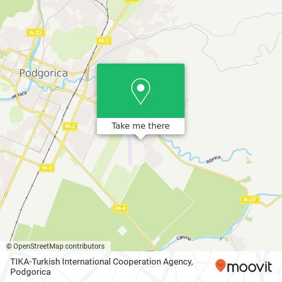Karta TIKA-Turkish International Cooperation Agency