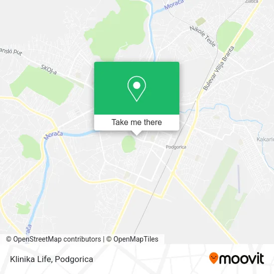 Klinika Life map