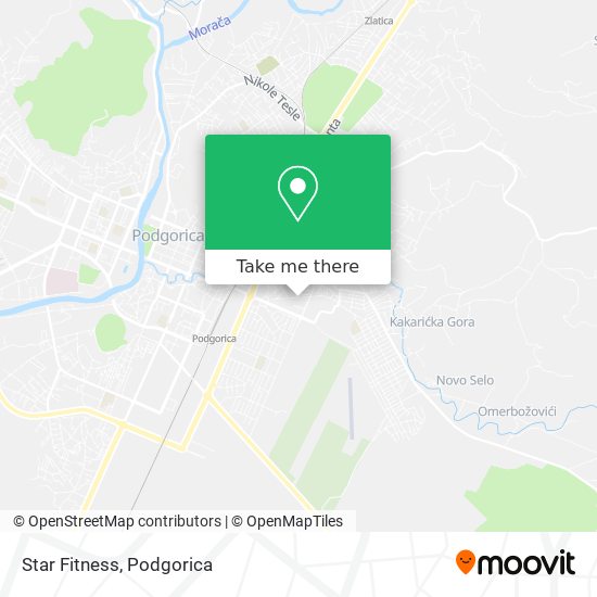 Star Fitness map
