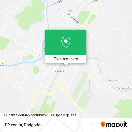 PR centar map