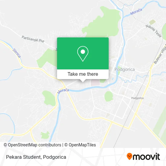 Pekara Student map