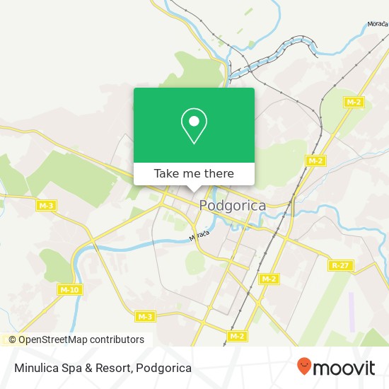 Minulica Spa & Resort map