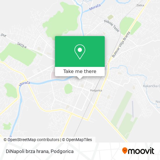 DiNapoli brza hrana map